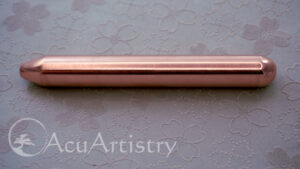 Solid copper enshin bar for acupuncture