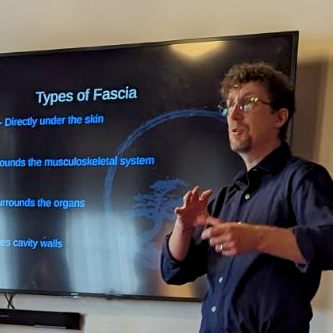 Dr. Mark Parzynski teaching a class.