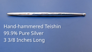 Hand-hammered 99.9%pure SIlver teishin